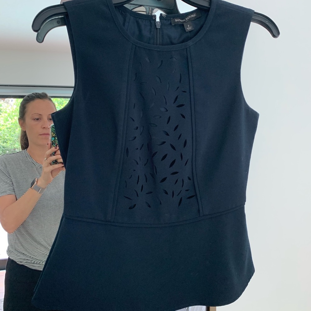 Banana Republic peplum blouse